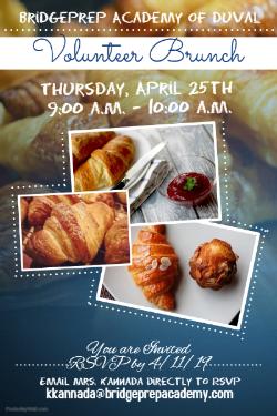 Volunteer Breakfast - Save the Date!